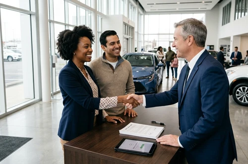 Friendly auto loan advisor ready to assist